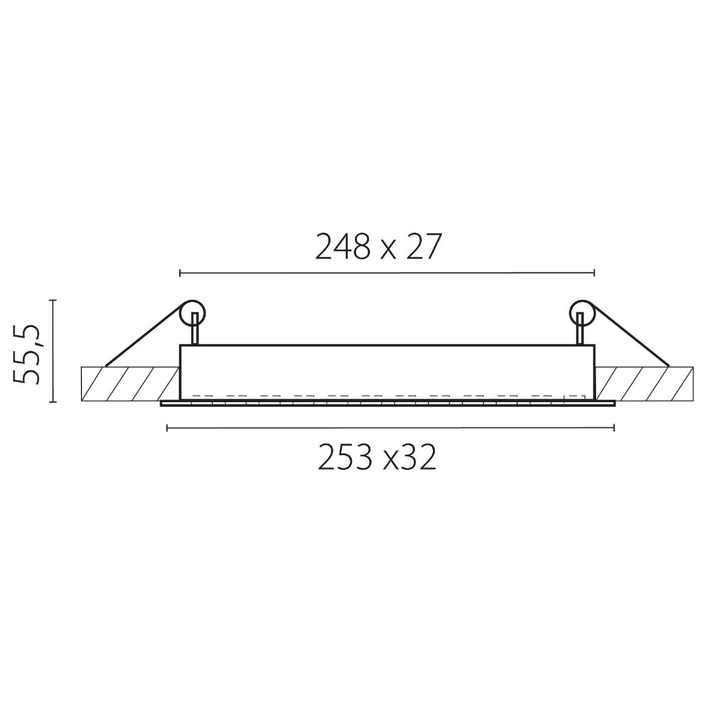 080346 Встраиваемый светильник Lightstar Guarda 080346