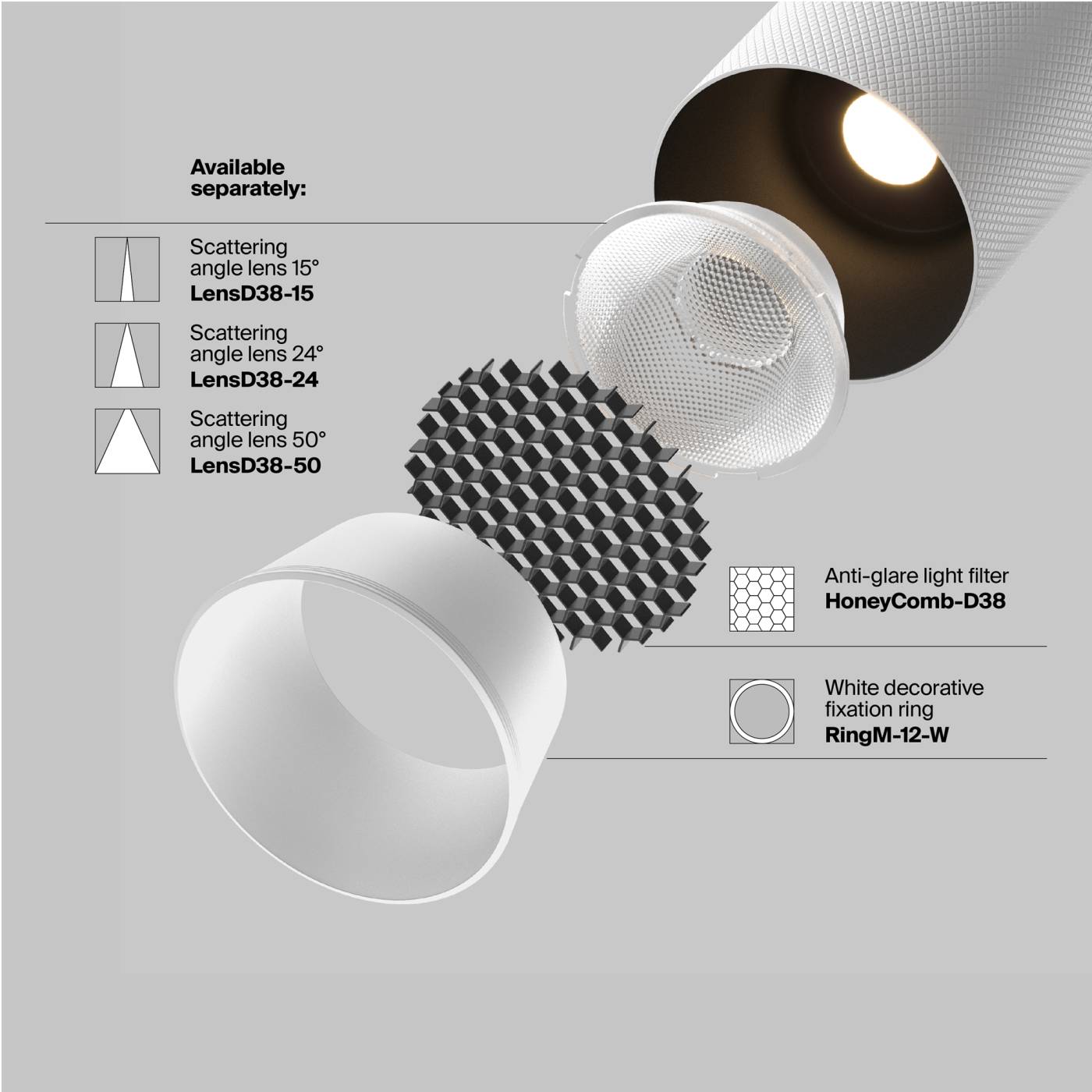 TR097-2-12W4K-M-BW Трековый светильник Maytoni Artisan Exility TR097-2-12W4K-M-BW