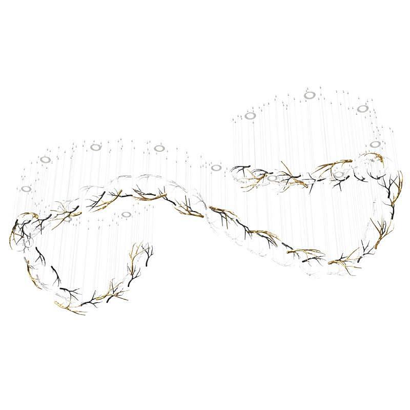 L63602 Люстра каскадная L'Arte Luce Luxury Antlers L63602