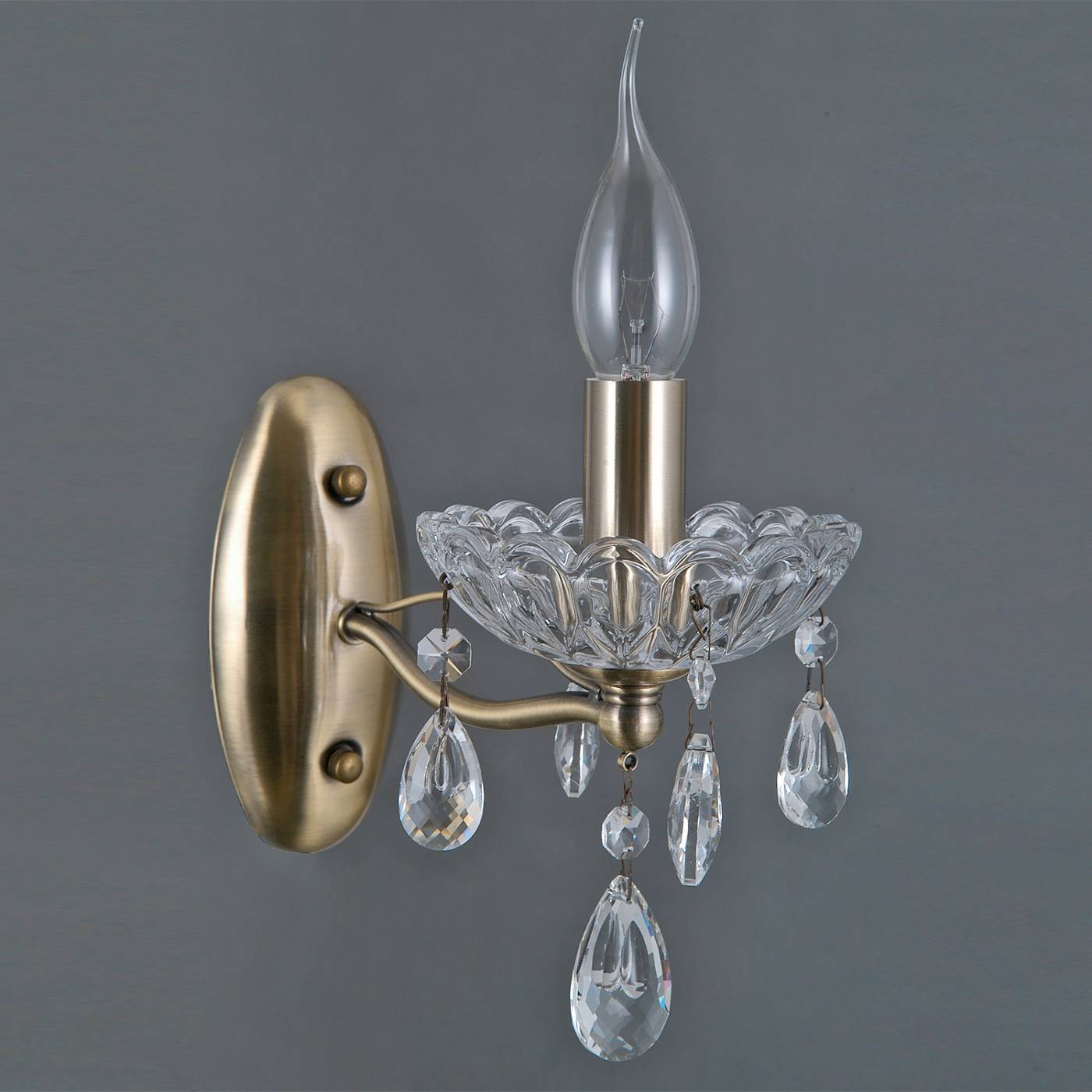 Бра настенное ILLUMICO IL0265-1WSQ-24 AB CASTOR