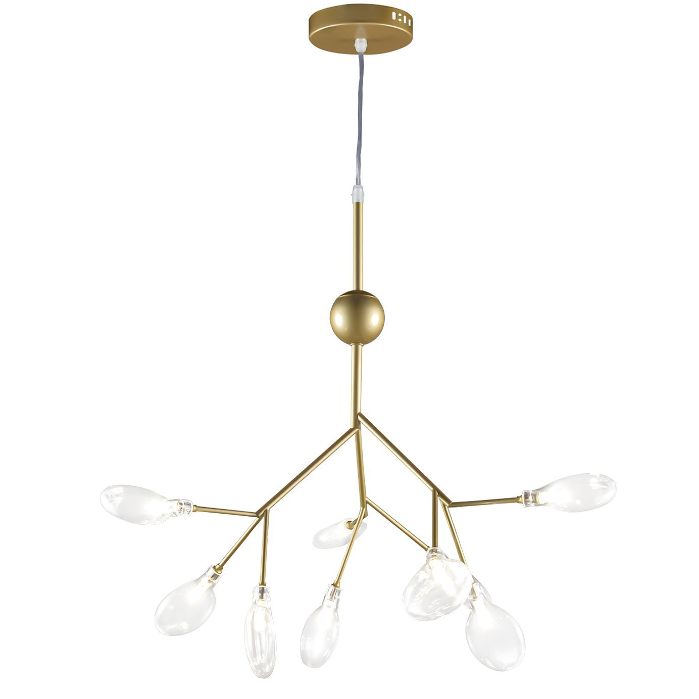 GRACE 75554/9C GOLD SATIN Подвесная люстра Natali Kovaltseva Grace Ll GRACE 75554/9С GOLD SATIN