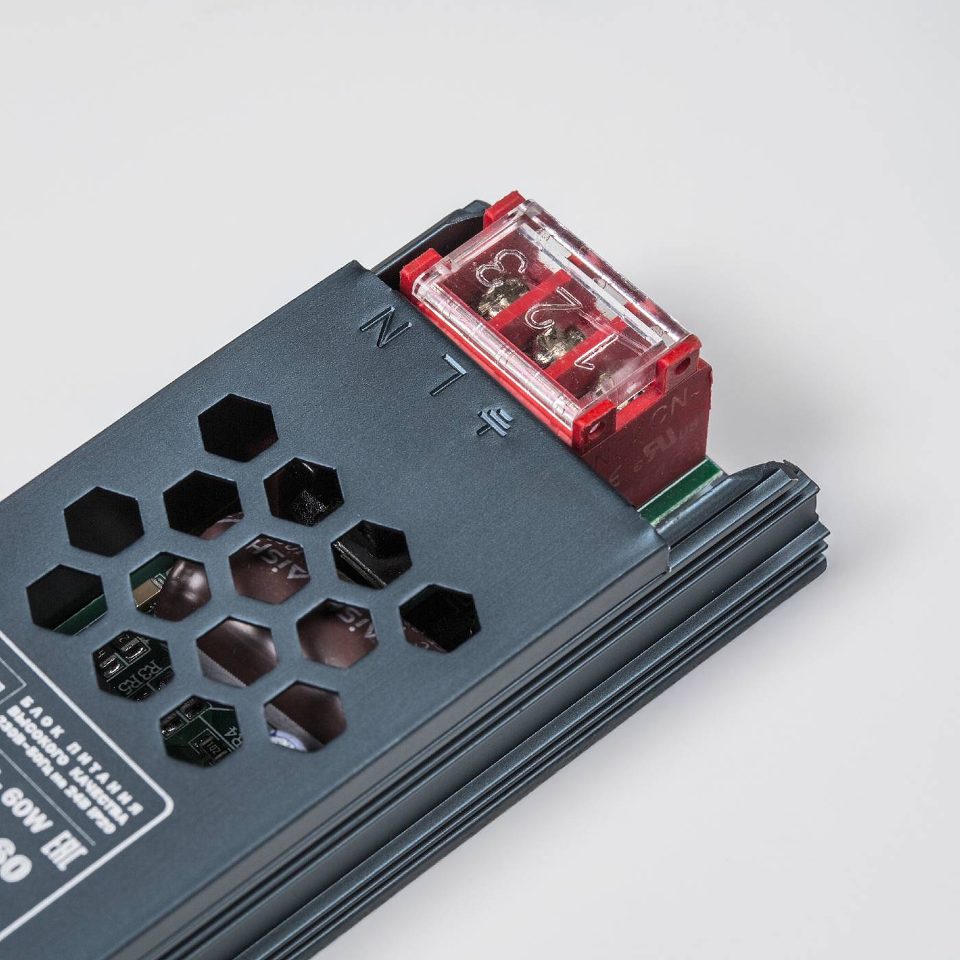 60CORDA5 Тросовая система CORDA 5м и блок питания на 60W (max мощность ленты 11W/метр) Lightstar Corda 60CORDA5