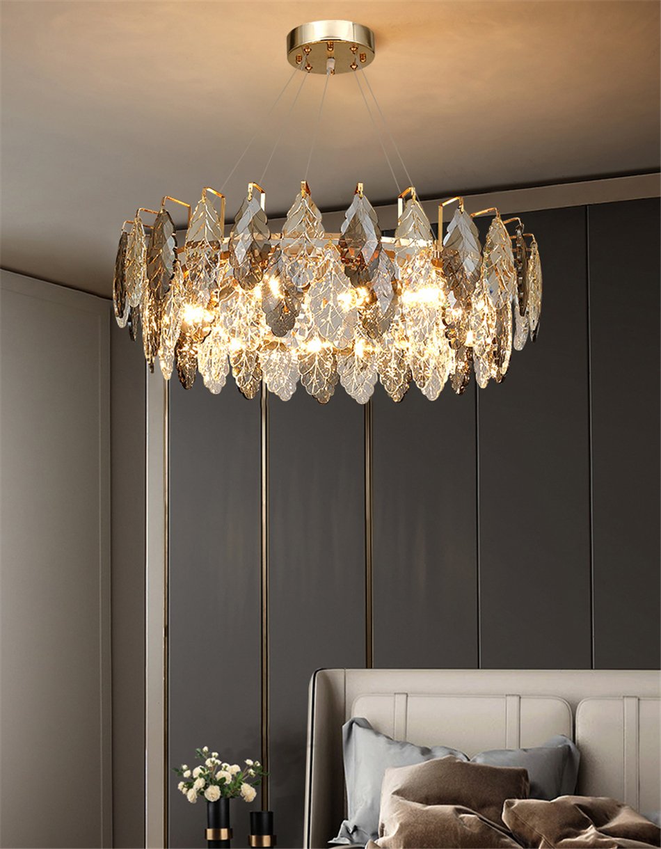 D8011P/R-800 gold/smoky Подвесная люстра Delight Collection D8011P D8011P/R-800 gold/smoky