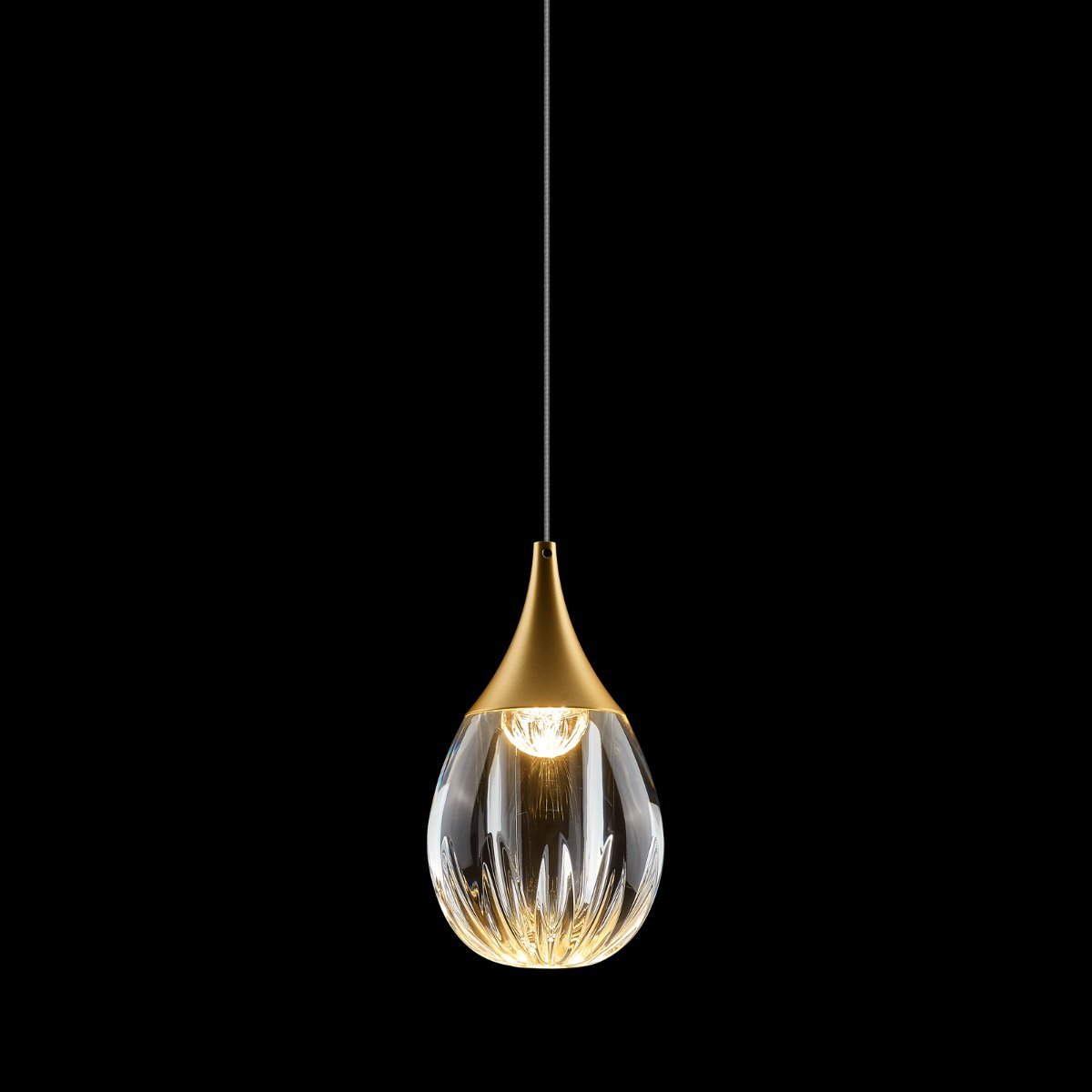 MD24001004-1A gold/clear Светильник подвесной Delight Collection Stilla MD24001004-1A gold/clear