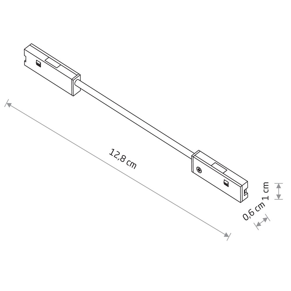 Коннектор для магнитных треков гибкий Nowodvorski Nano 11735
