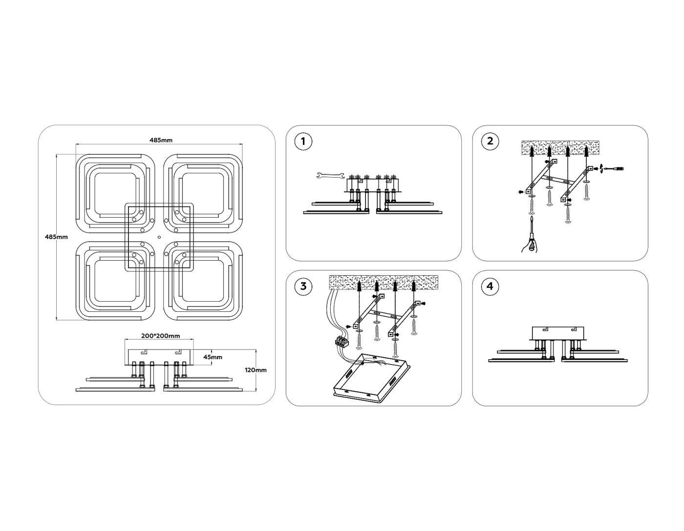 Потолочная люстра Ambrella Original FA8948