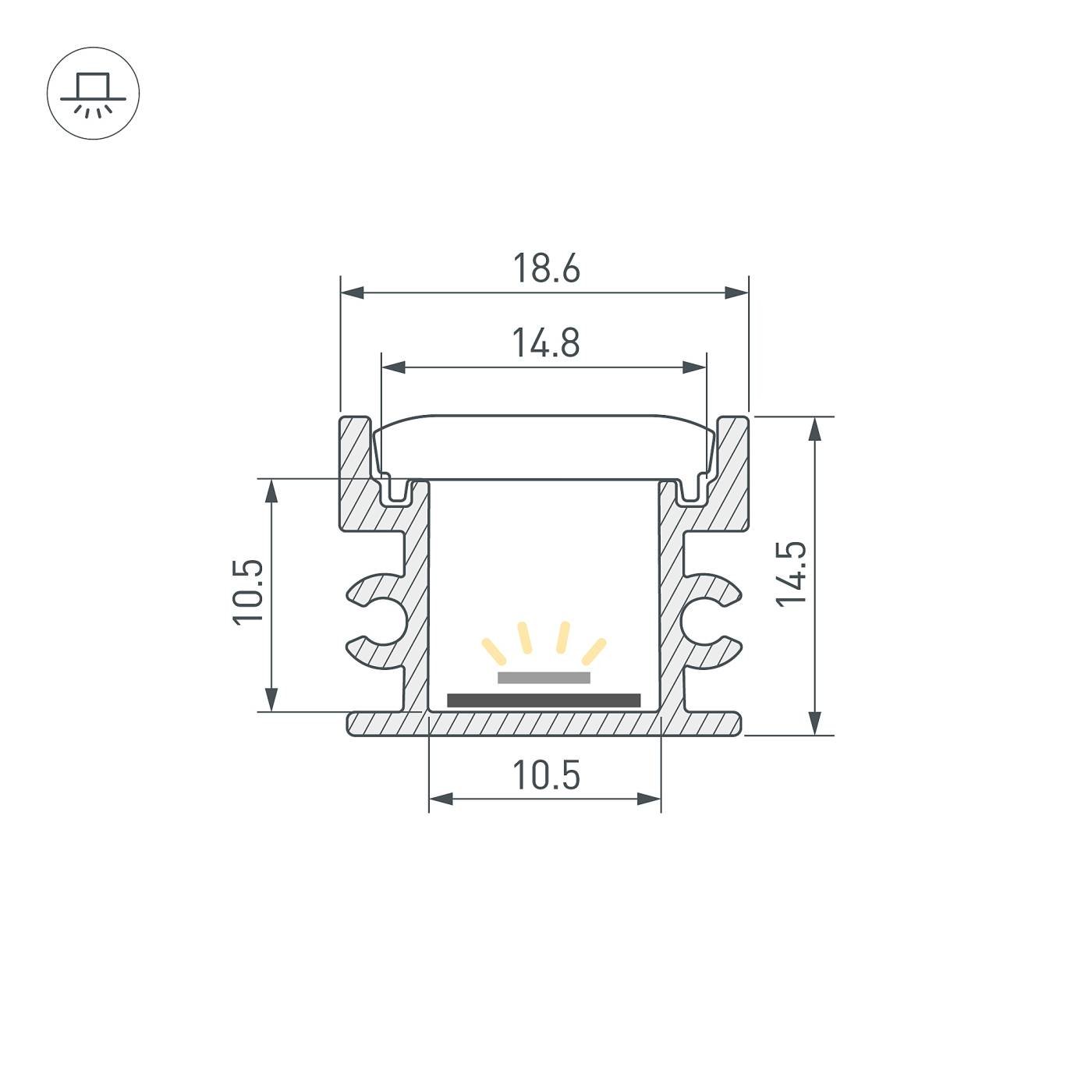 045672 Профиль Arlight Floor 045672