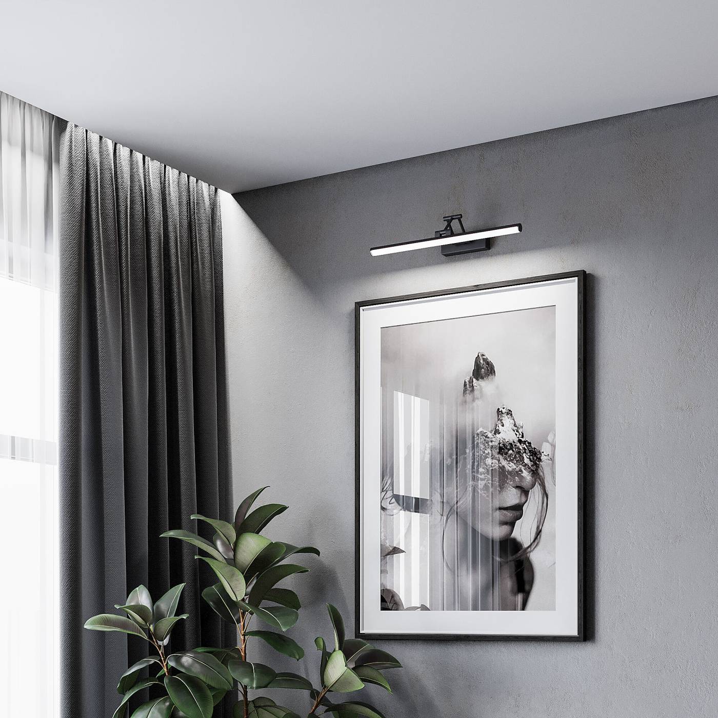 Monza черный (40128/LED) Подсветка зеркал и полок Elektrostandard Monza Monza черный (40128/LED)