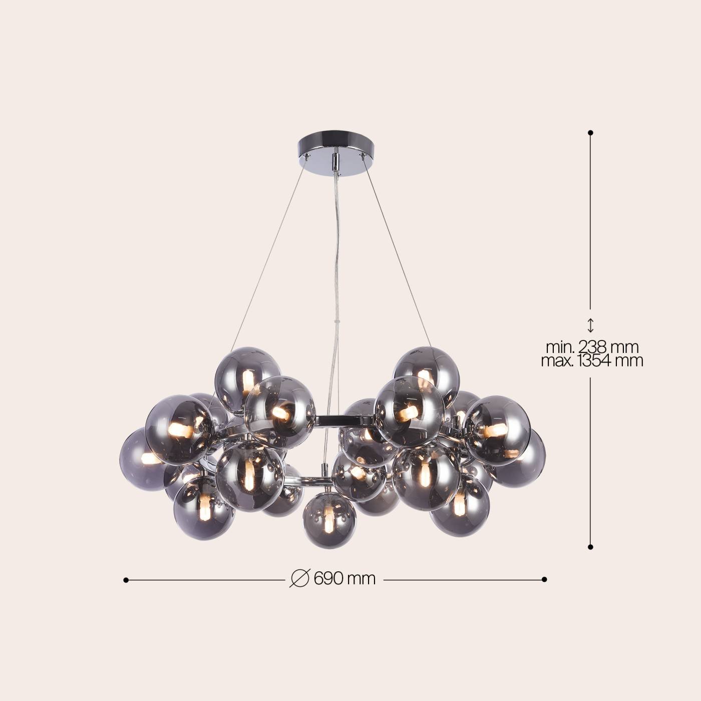 Подвесная люстра Maytoni Dallas MOD548PL-25CH