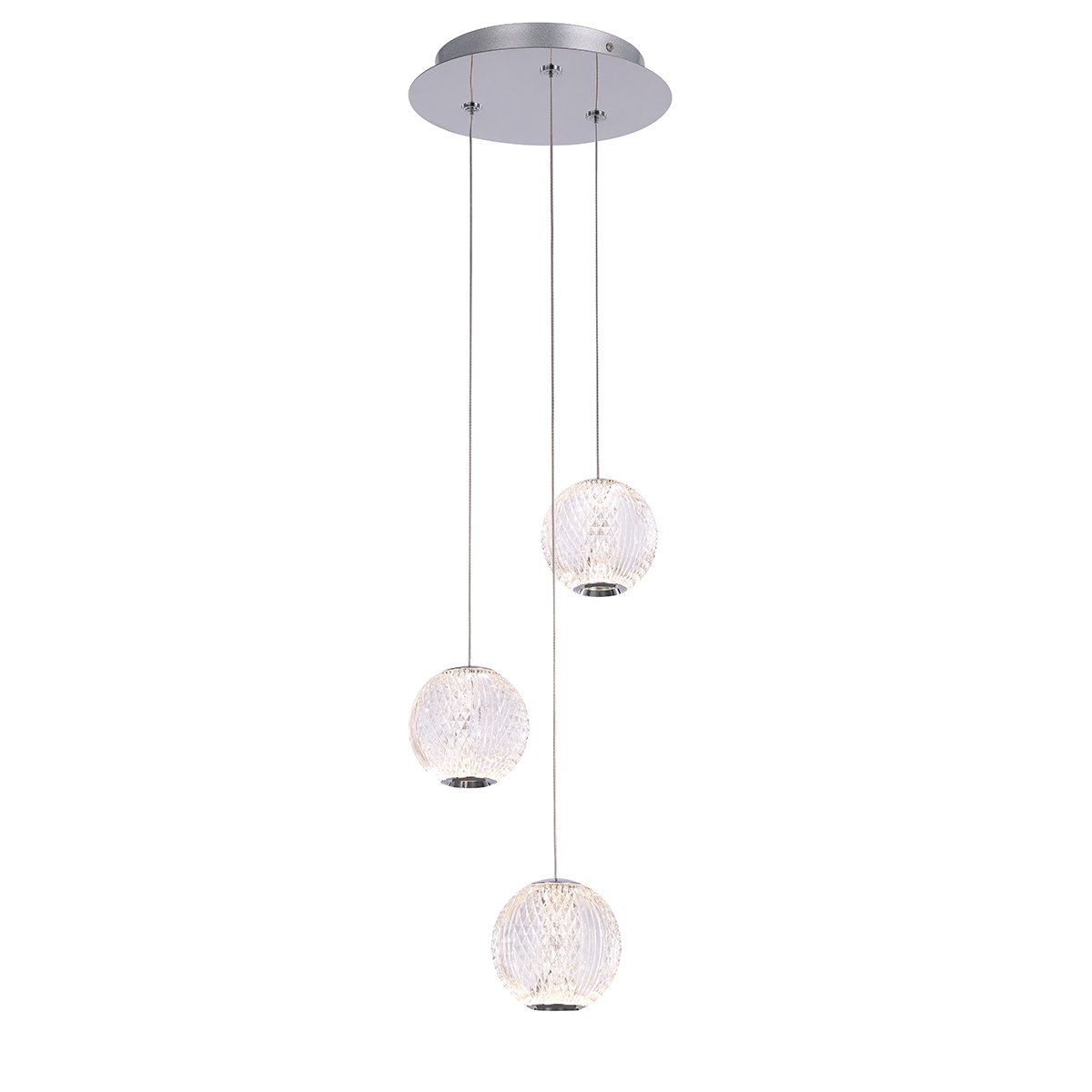 MD20001012-3A chrome Светильник подвесной Delight Collection Elliot Diamante MD20001012-3A chrome