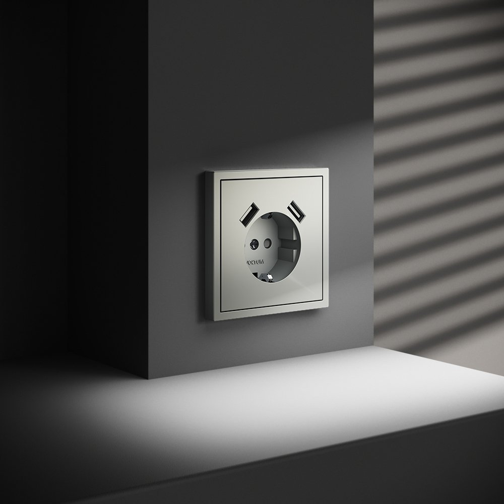VLS040405 Розетка Voltum S70 VLS040405