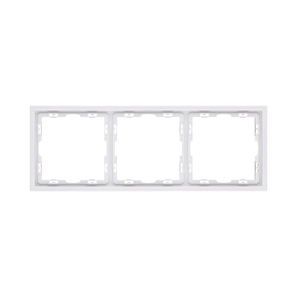 EC3WH Рамка 3-постовая, белый матовый Kollinger Eclipse EC3WH