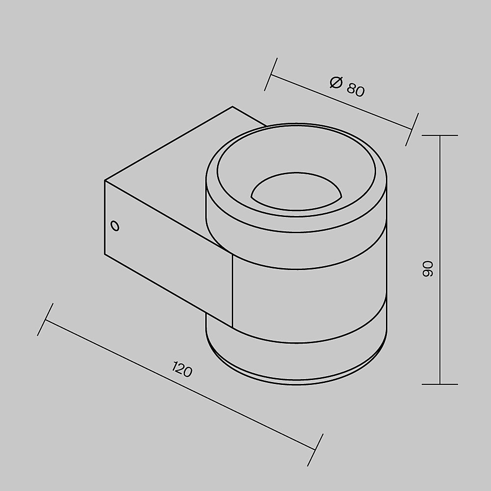Настенный светильник Maytoni Orbit O490WL-L6W3K