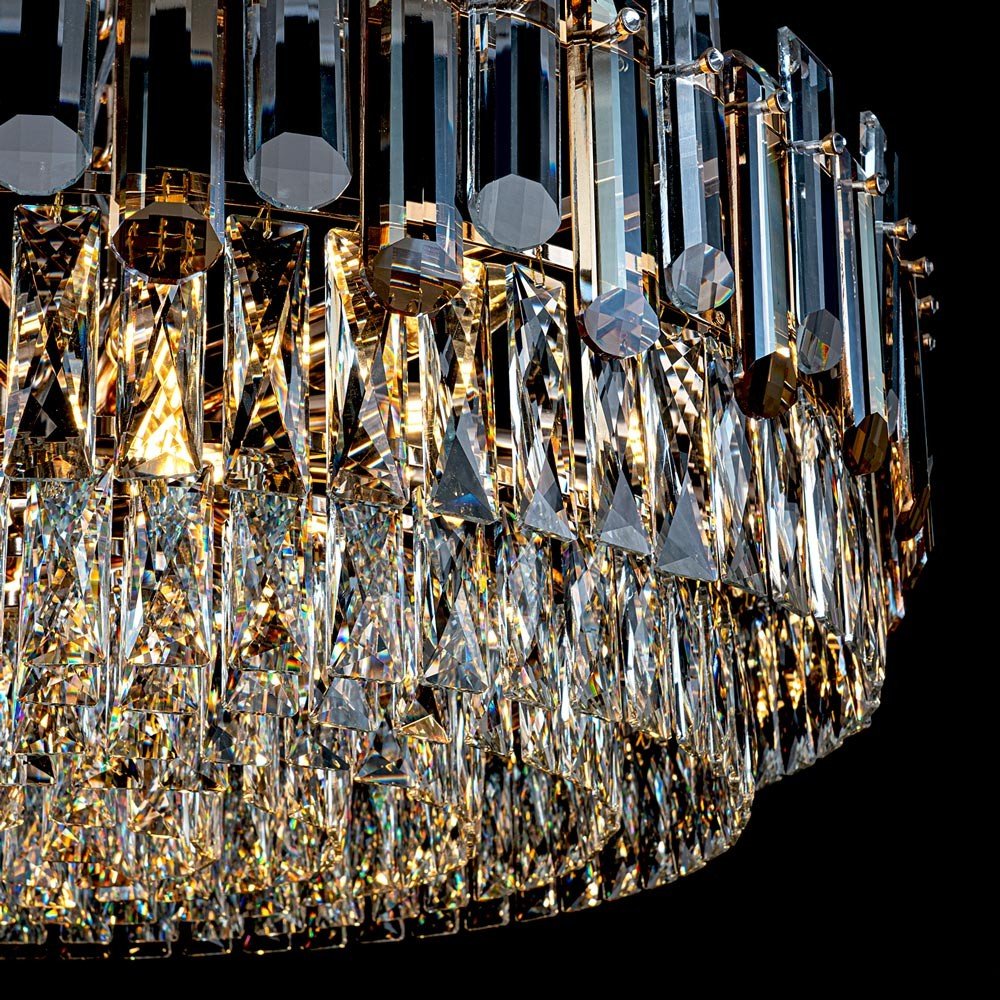 ML.9006.16 GD-BR Подвесная люстра ML Modelux ML.9006.16 GD-BR