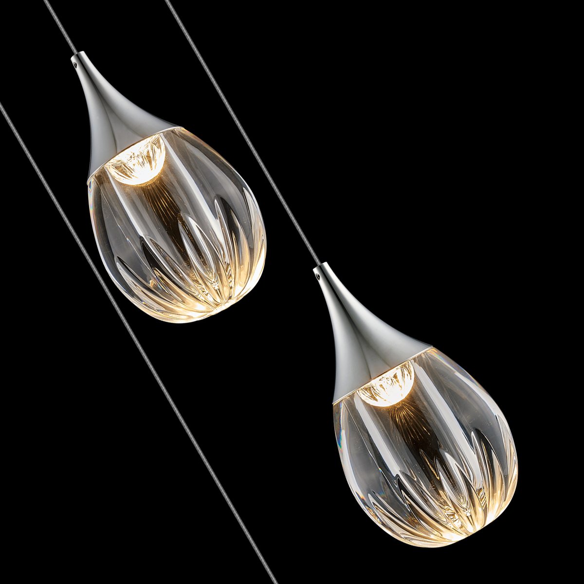 MD24001004-3A chrome/clear Светильник подвесной Delight Collection Stilla MD24001004-3A chrome/clear