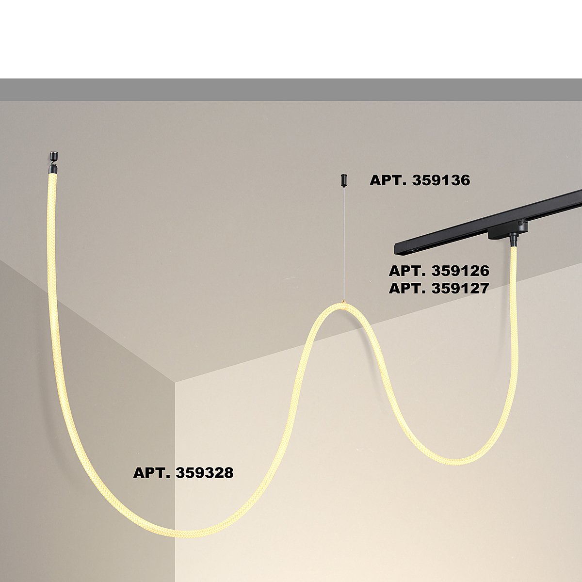 359328 Светодиодный шнур Novotech Ramo 359328