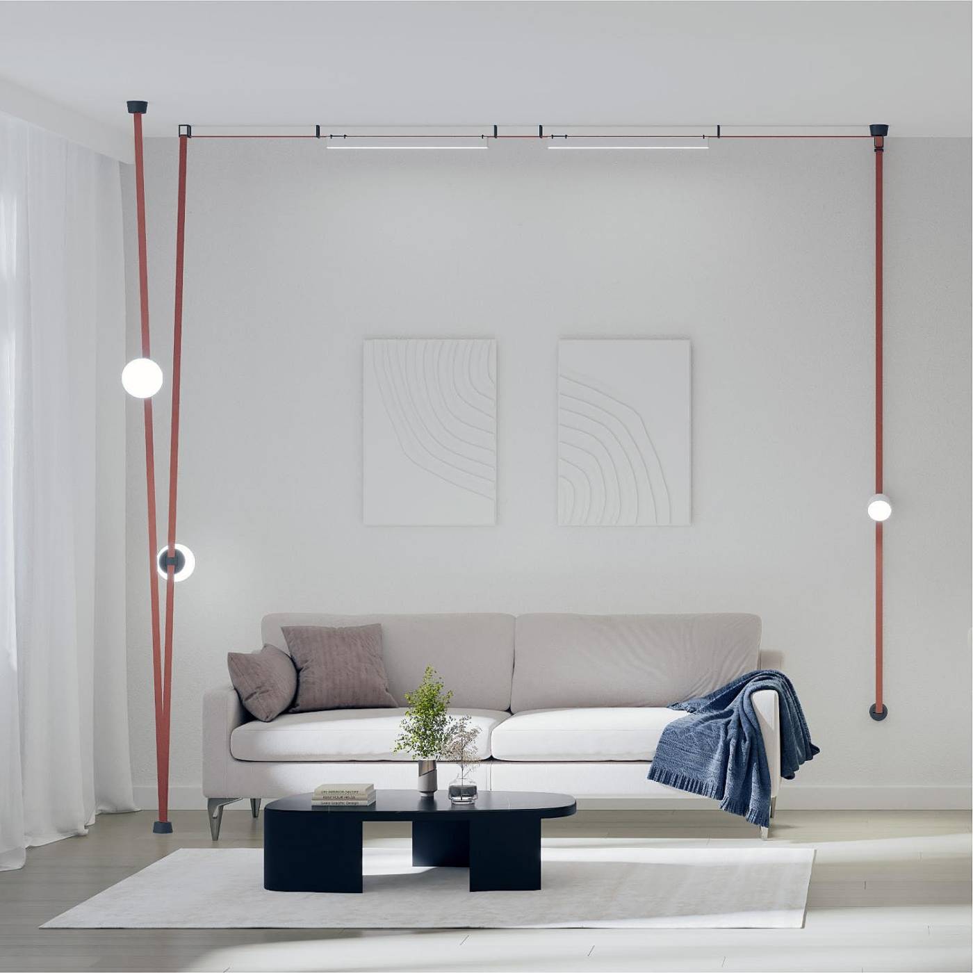 Трековый светильник Denkirs Belty Linear DK5577-WH