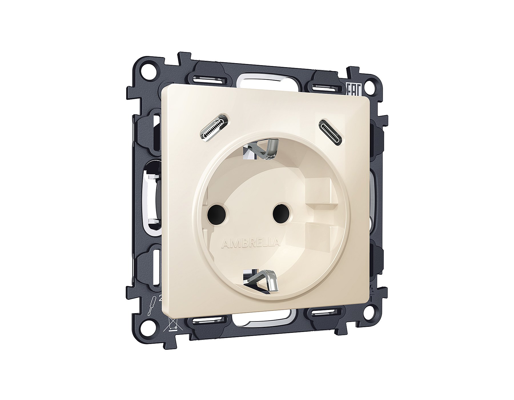 MA310510 Розетка Ambrella Volt ALFA MA310510