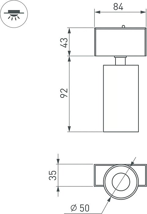 046588 Трековый светильник Arlight Mag-45 046588