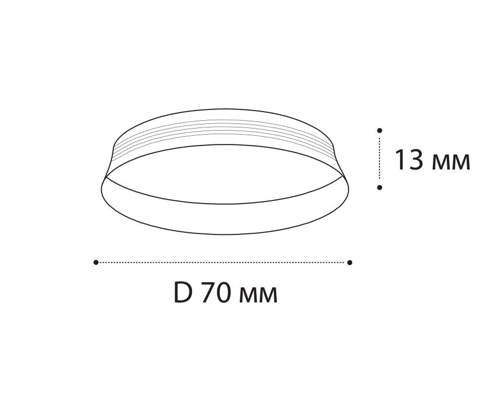 Внутренняя дополнительная вставка к IT02-005 и IT02-007 Italline Opaco bc IT02-012 ring black