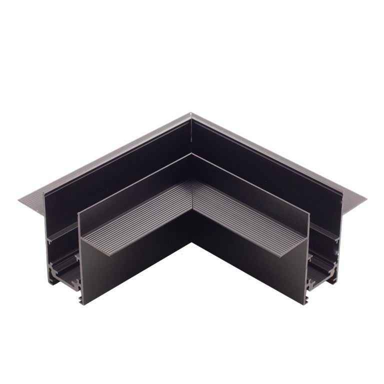 MAGNET AM402 LL-20С 90° Горизонтальный Угловой горизонтальный коннектор для встраиваемого магнитного шинопровода AM Group MAGNET AM402 LL-20С 90° Горизонтальный