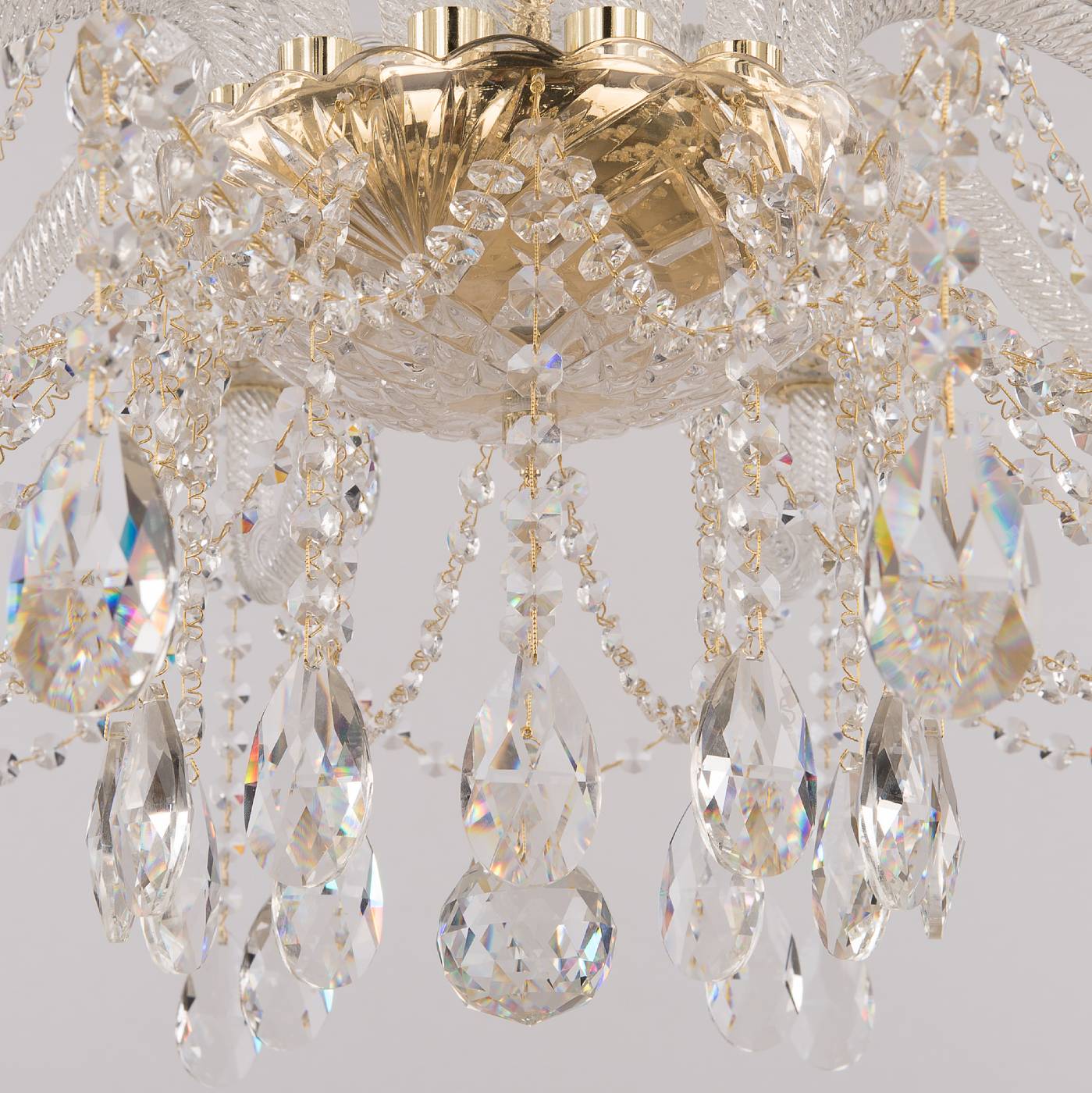 Подвесная люстра Bohemia 107 107/12+6/360 G