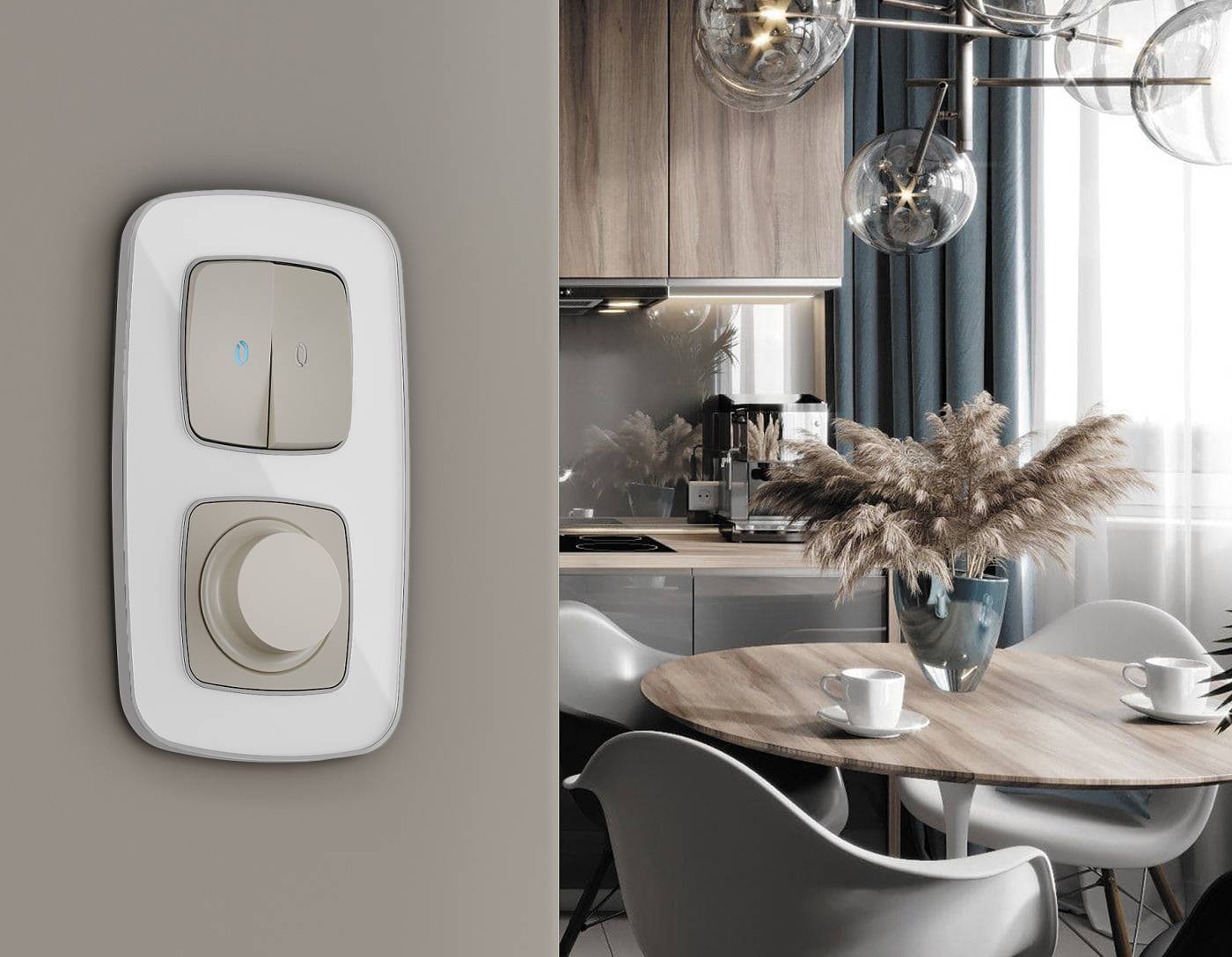 OP3640 Накладка на механизм Ambrella Volt OMEGA OP3640