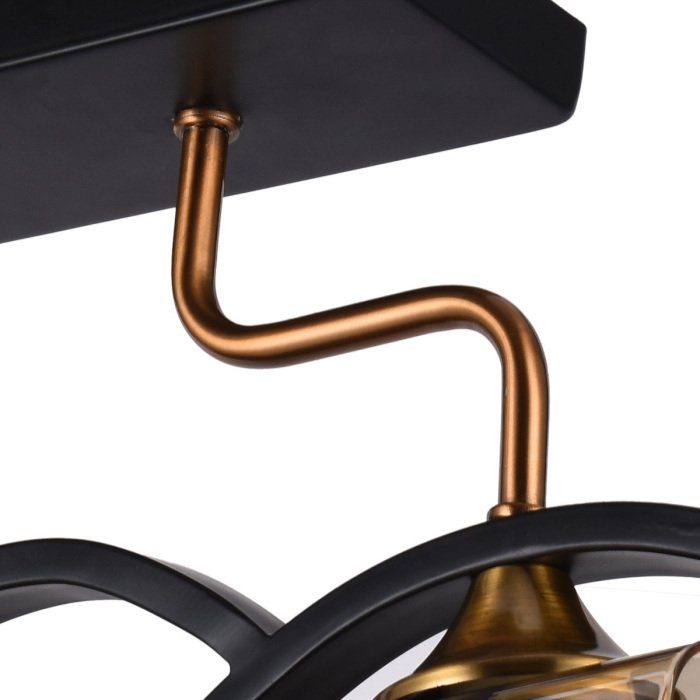 Потолочная люстра 72106-0.3-02 BK+GAB