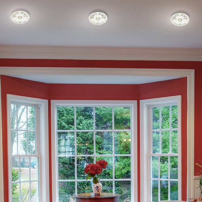 Встраиваемый светильник с узорами Ola 370201 Novotech