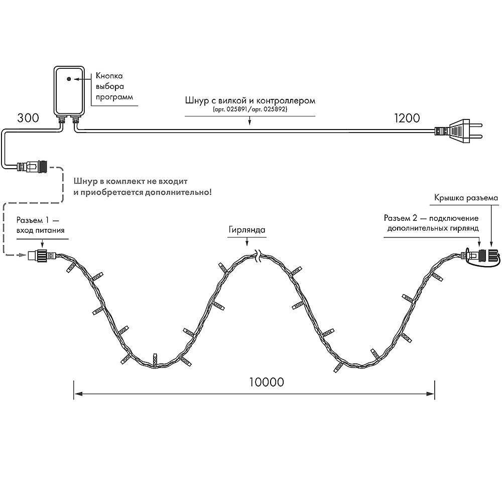 025823 Гирлянда Arlight 025823