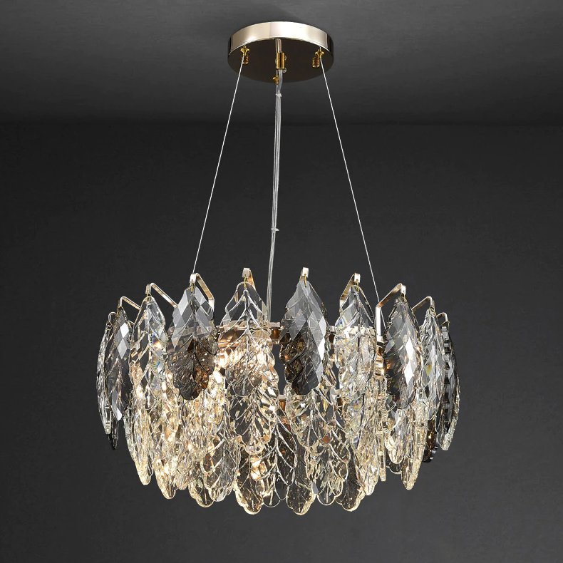 D8011P/R-600 gold/smoky Подвесная люстра Delight Collection D8011P D8011P/R-600 gold/smoky