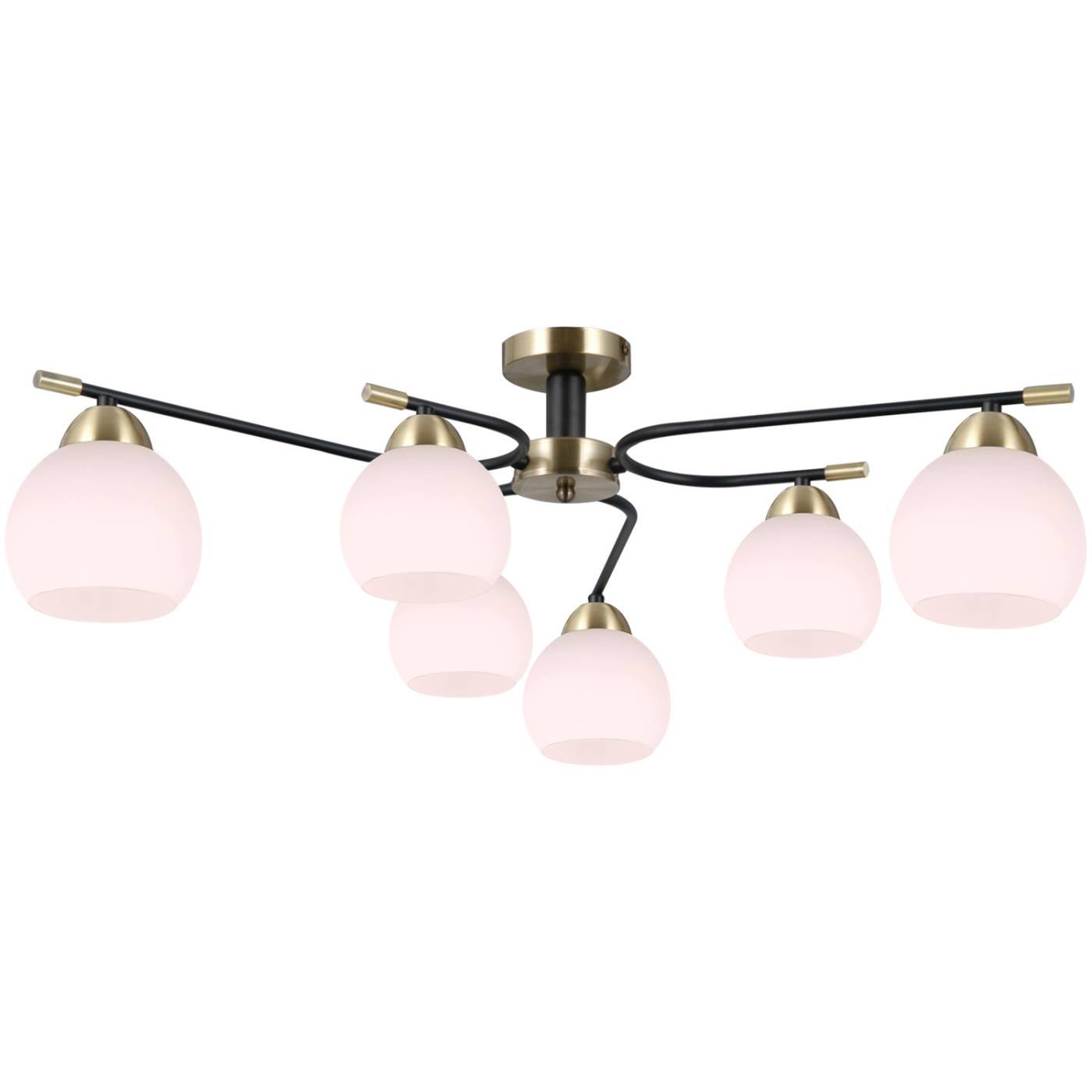 Потолочная люстра ILLUMICO IL0638-6CSQ-24 AB BK LIBRA