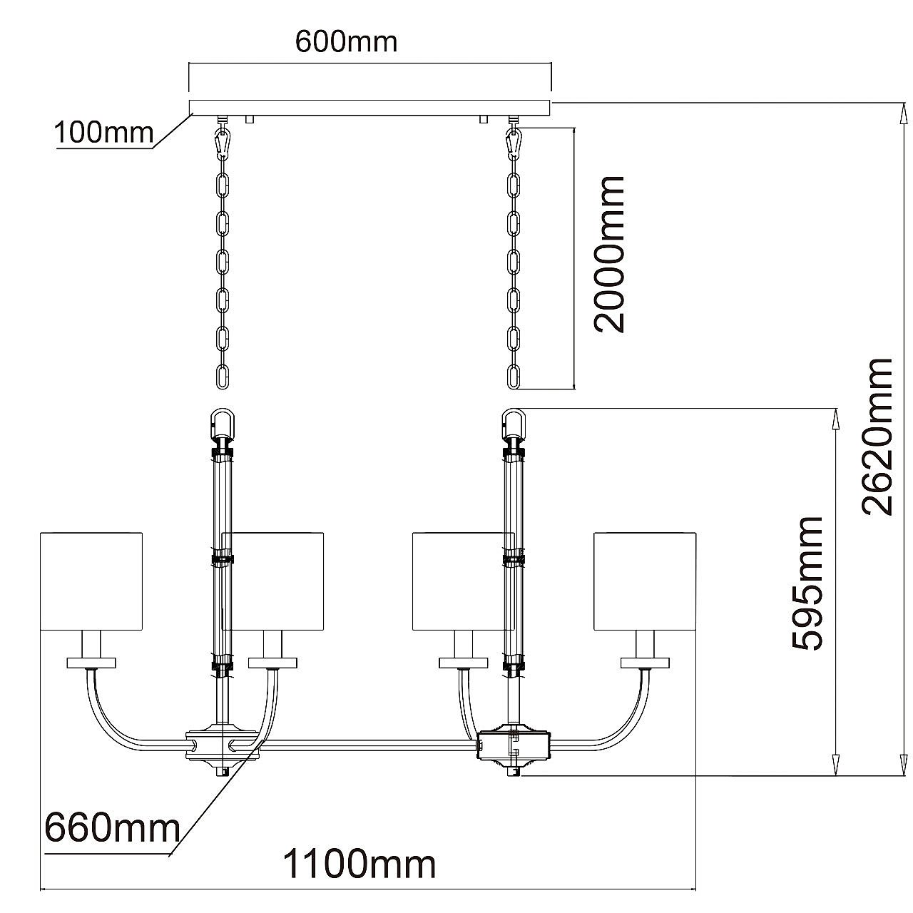 Подвесная люстра Chiaro Палермо 386017108