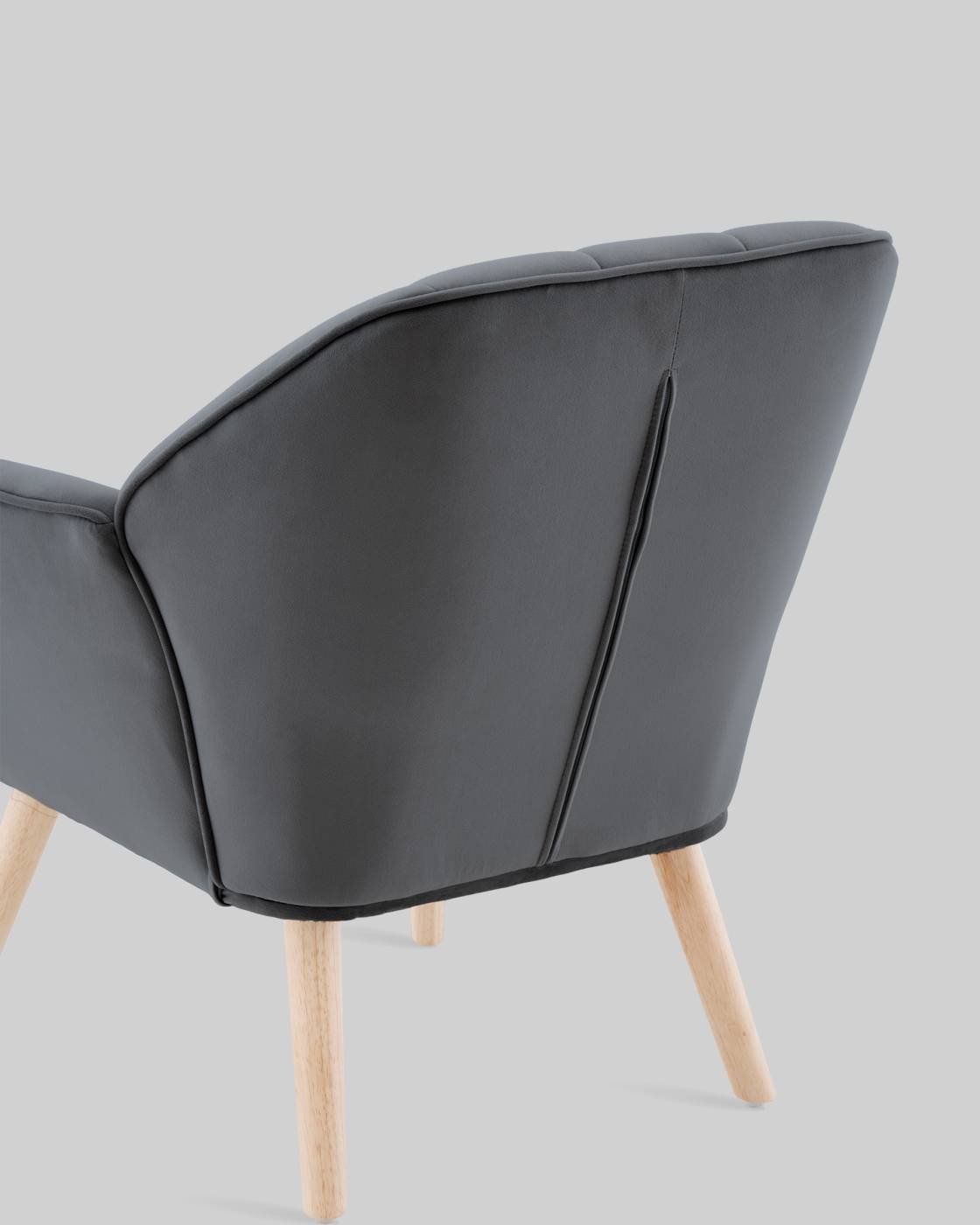 QH-2802K HLR-21 dark grey Кресло Stool Group Руди QH-2802K HLR-21 dark grey