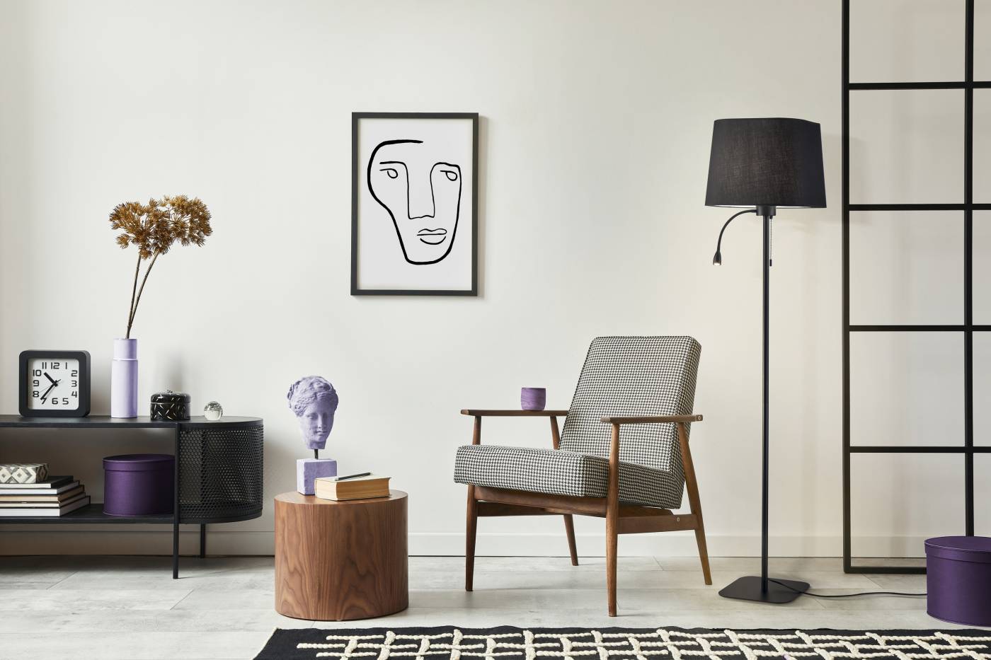 Z001FL-L3W-1B Торшер Maytoni Farel Z001FL-L3W-1B