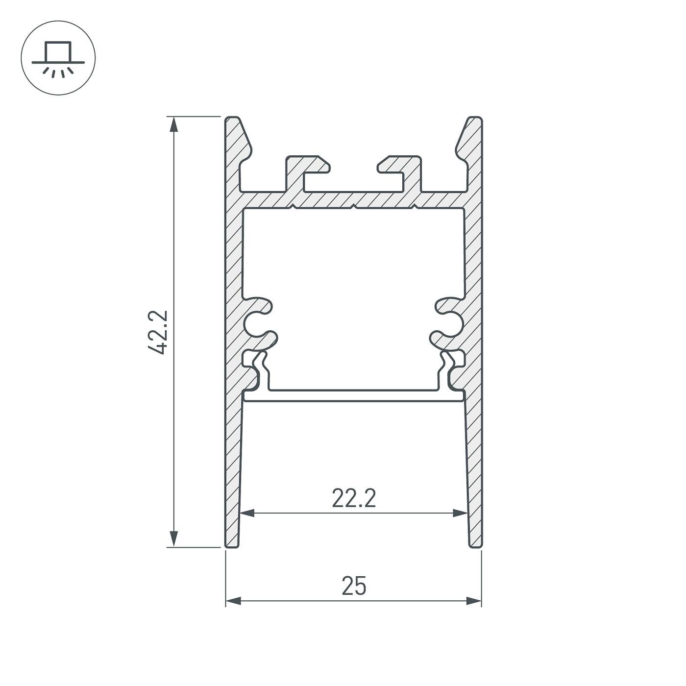 Профиль Arlight Sl-Comfort 031727