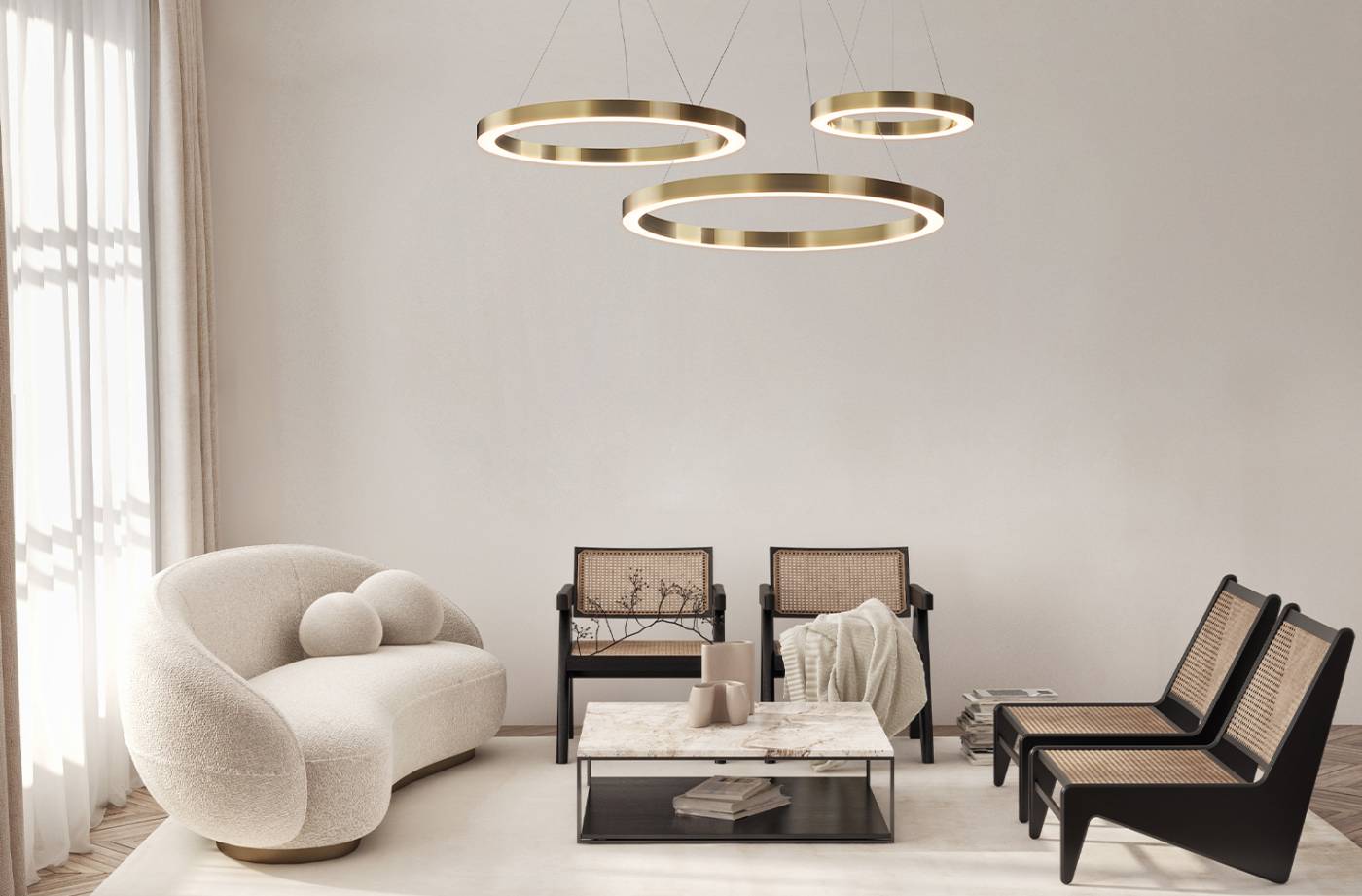 MOD415PL-L36BS4K Подвесная люстра Maytoni Saturno MOD415PL-L36BS4K