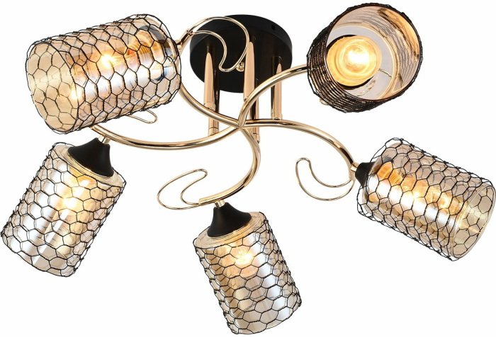 Потолочная люстра 01309-0.3-05 BK+FGD