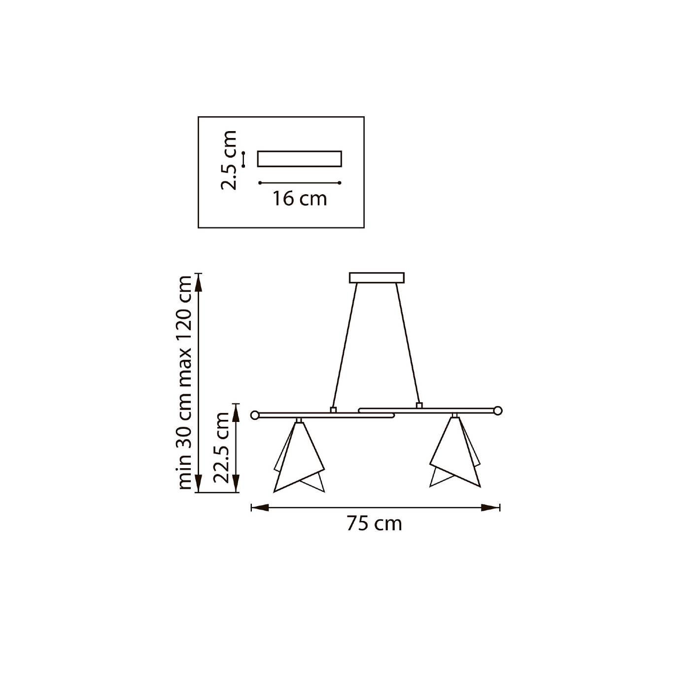 Подвесная люстра Lightstar Cone Gw 757046
