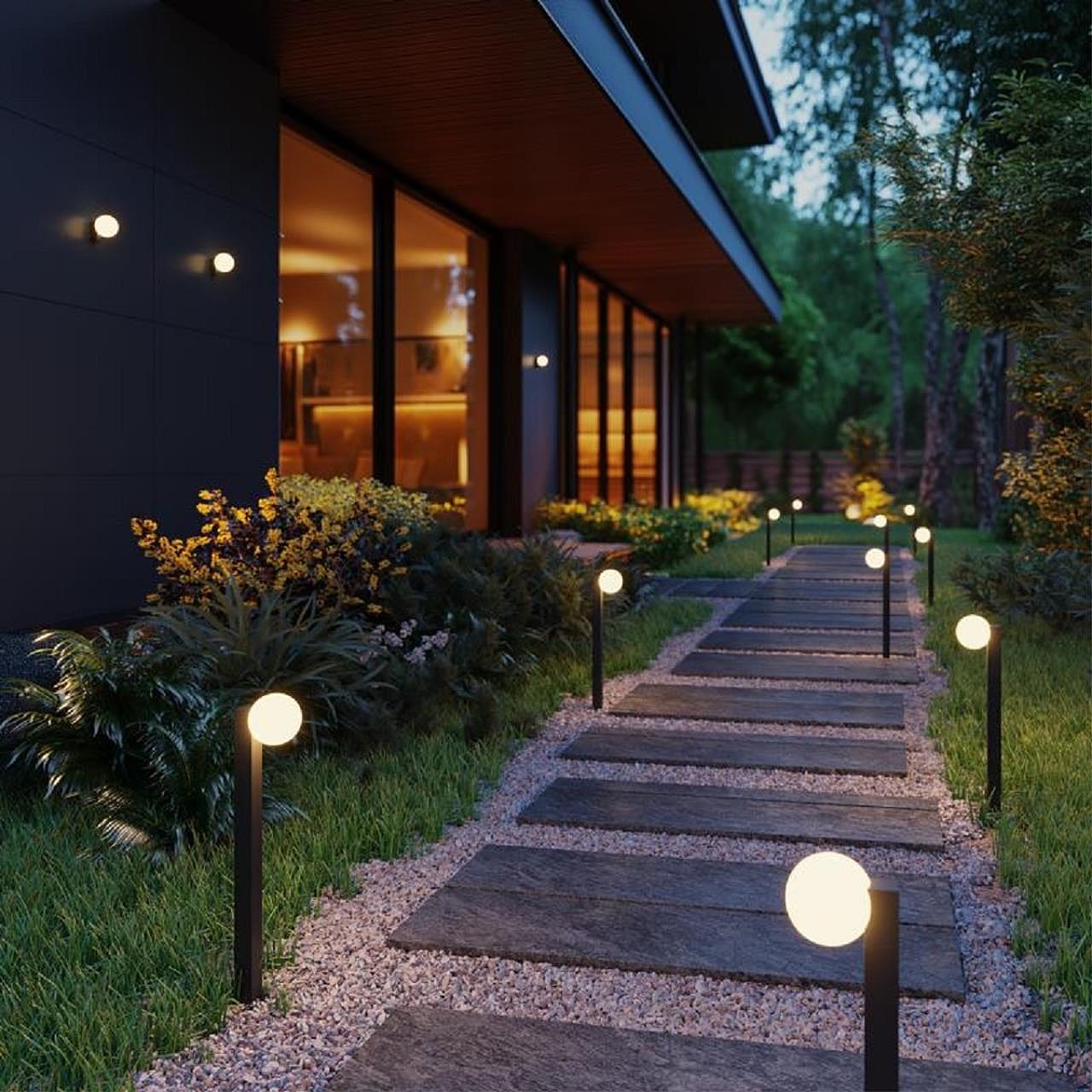 Уличный настенный светильник Odeon Light Viva 7124/1W