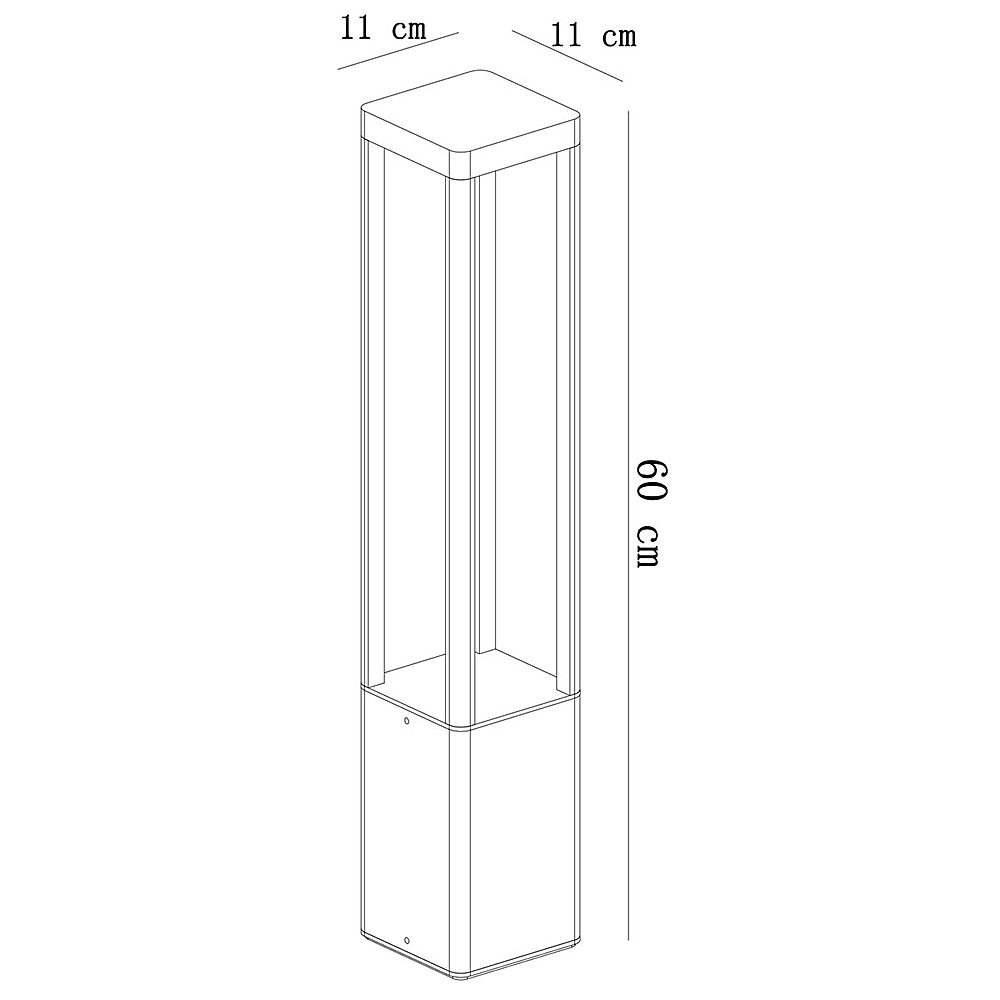 A2726PA-1BK Уличный наземный светильник Arte Lamp Pherkad A2726PA-1BK