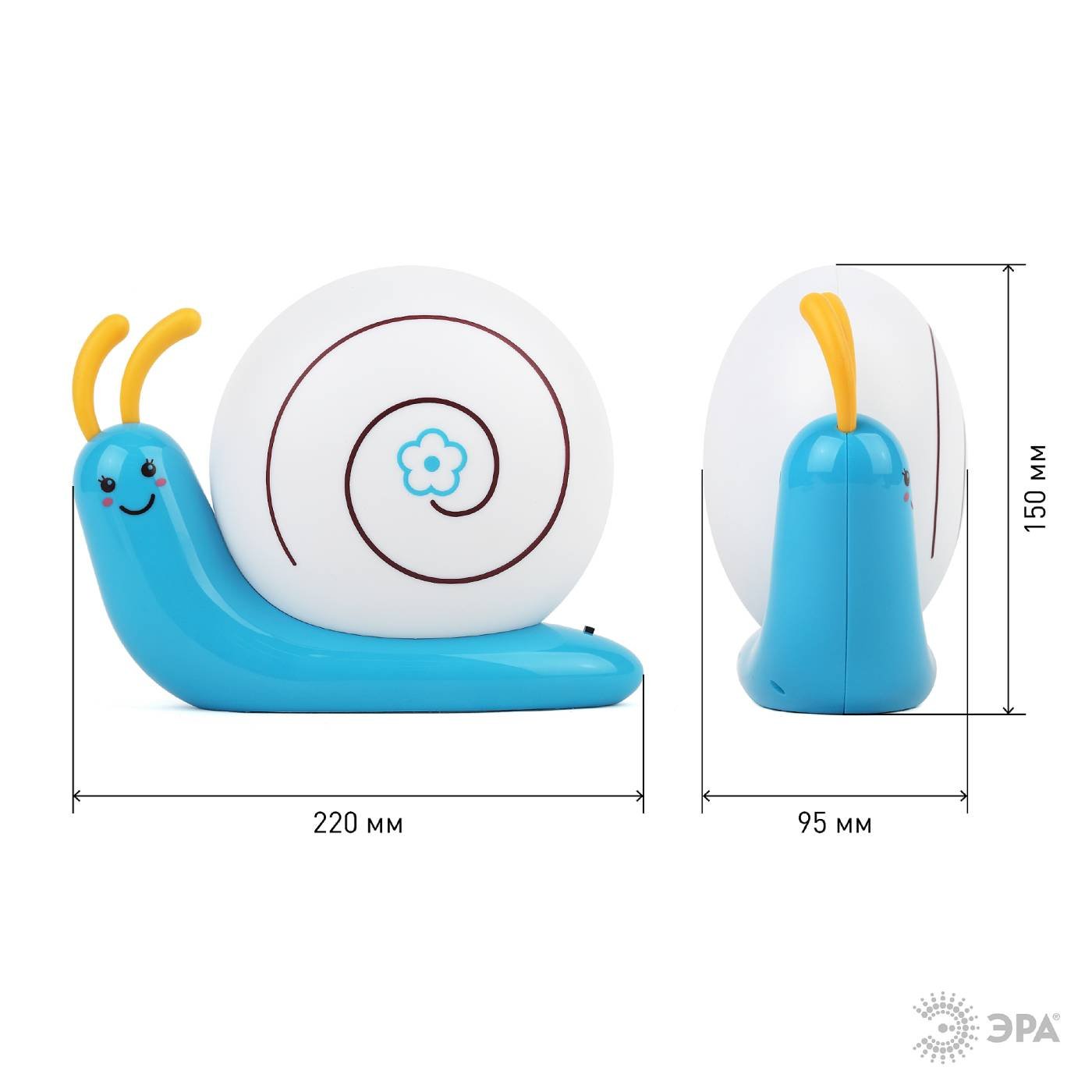 Детский ночник ЭРА NLED-405-0.5W-BU