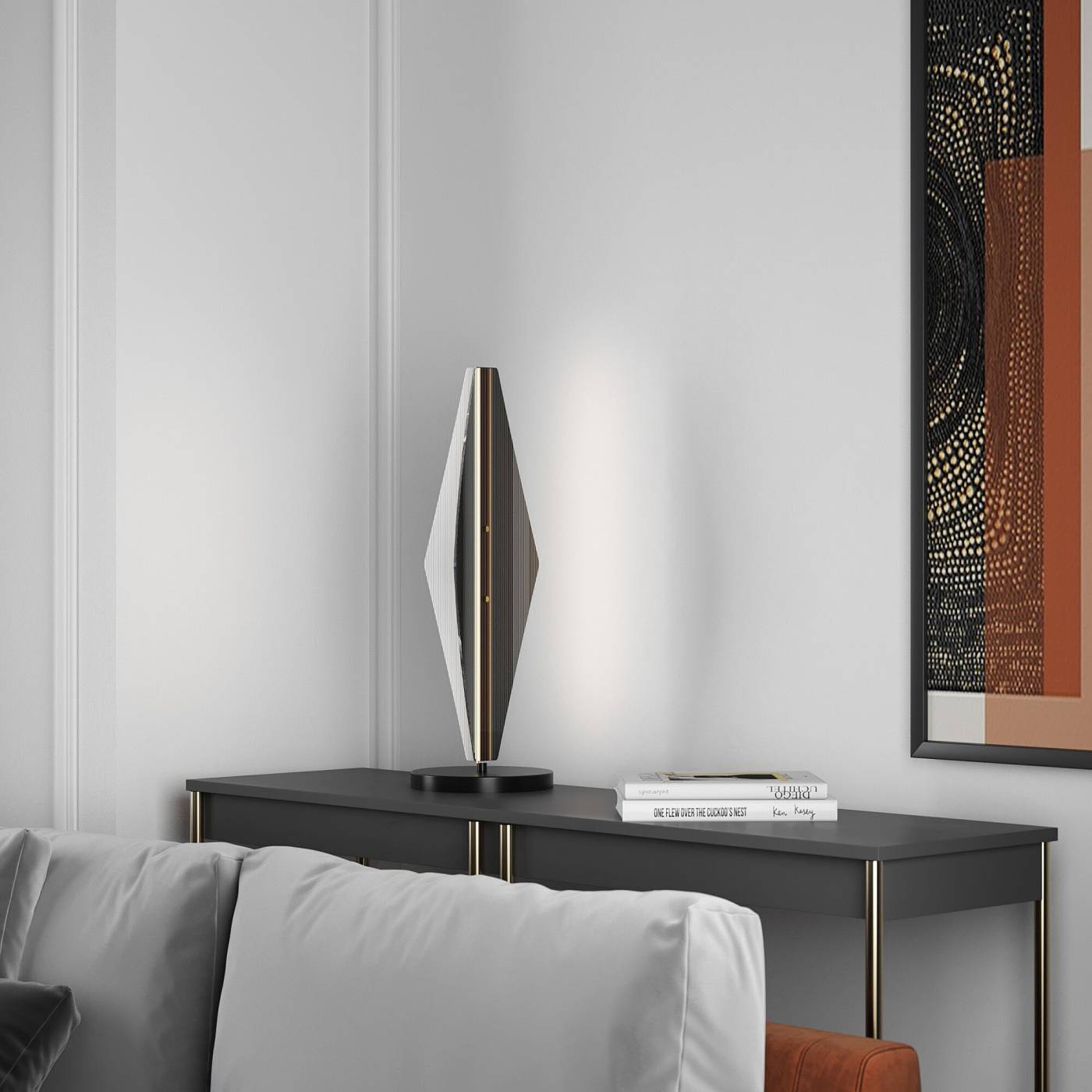 Настольная лампа Eurosvet Glare 308052 LED латунь