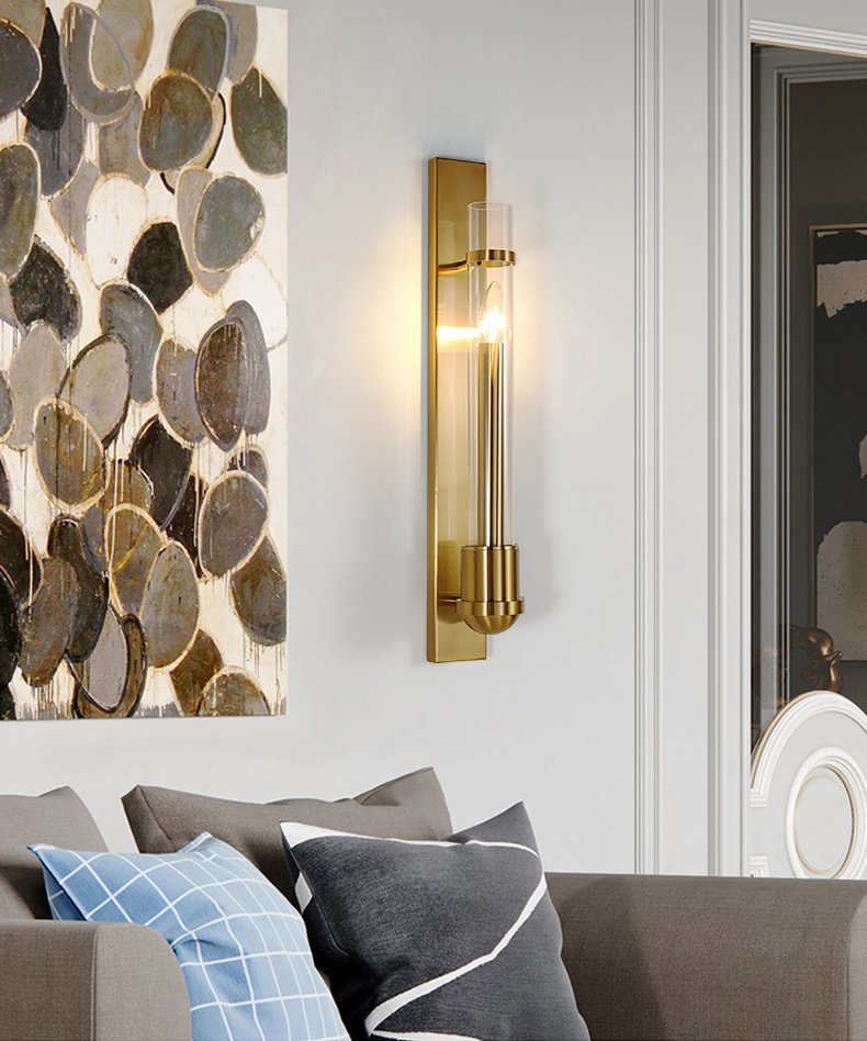 88042W brass Настенное бра Delight Collection Wall lamp 88042W brass