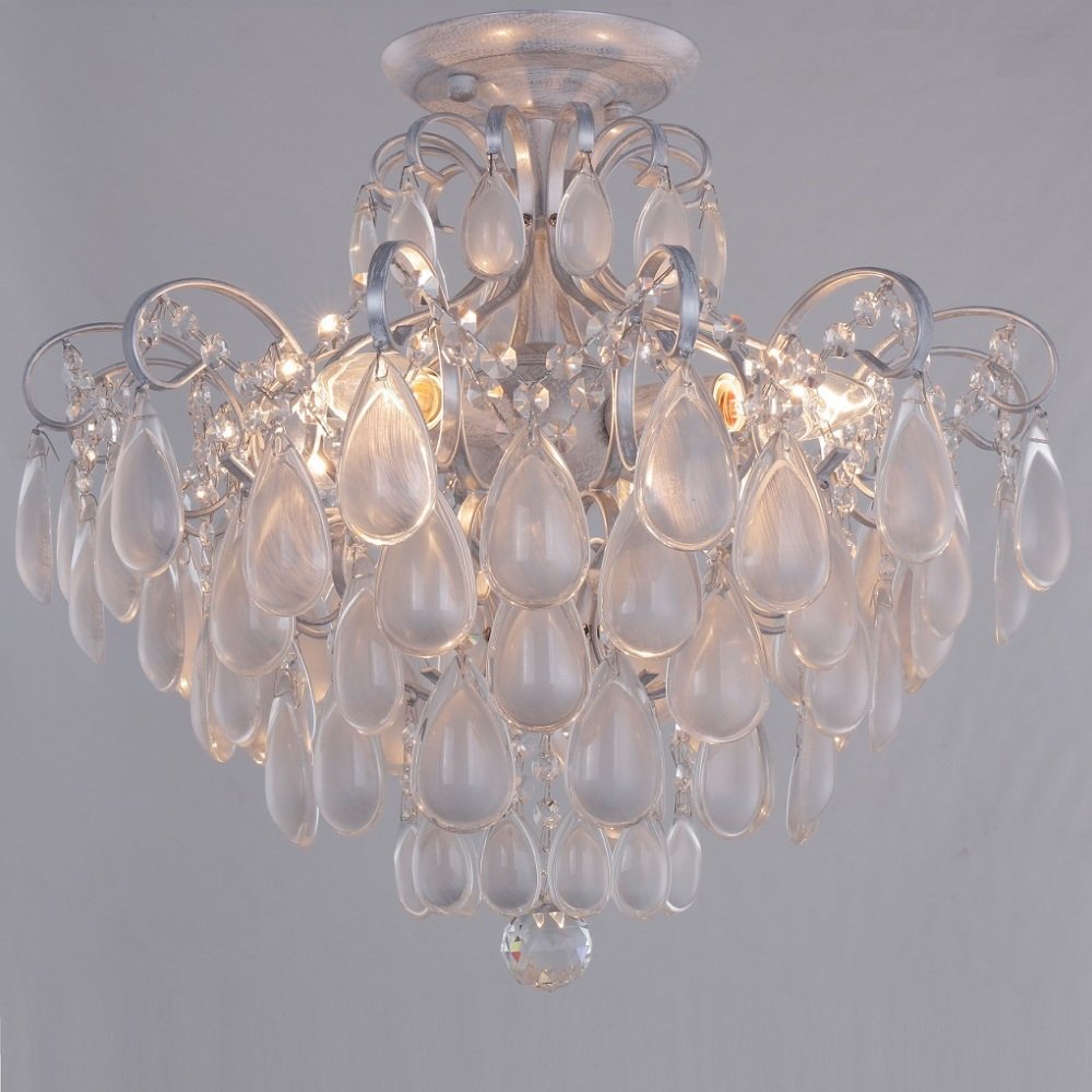 SEVILIA PL4 SILVER Потолочная люстра Crystal Lux Sevilia SEVILIA PL4 SILVER