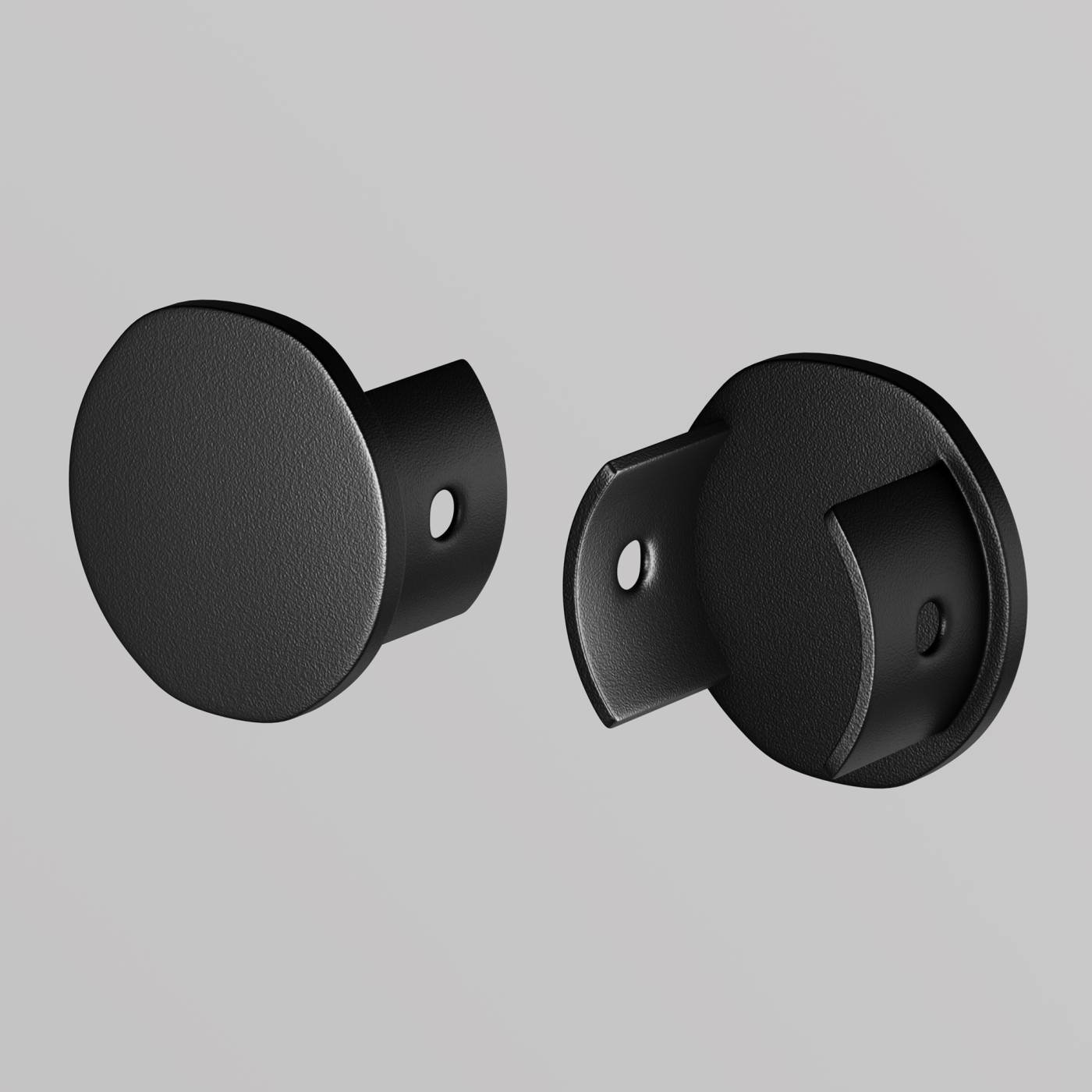 TRA184EC-R-11B Заглушка для подвесного круглого шинопровода 2шт. Maytoni Accessories for tracks Levity TRA184EC-R-11B