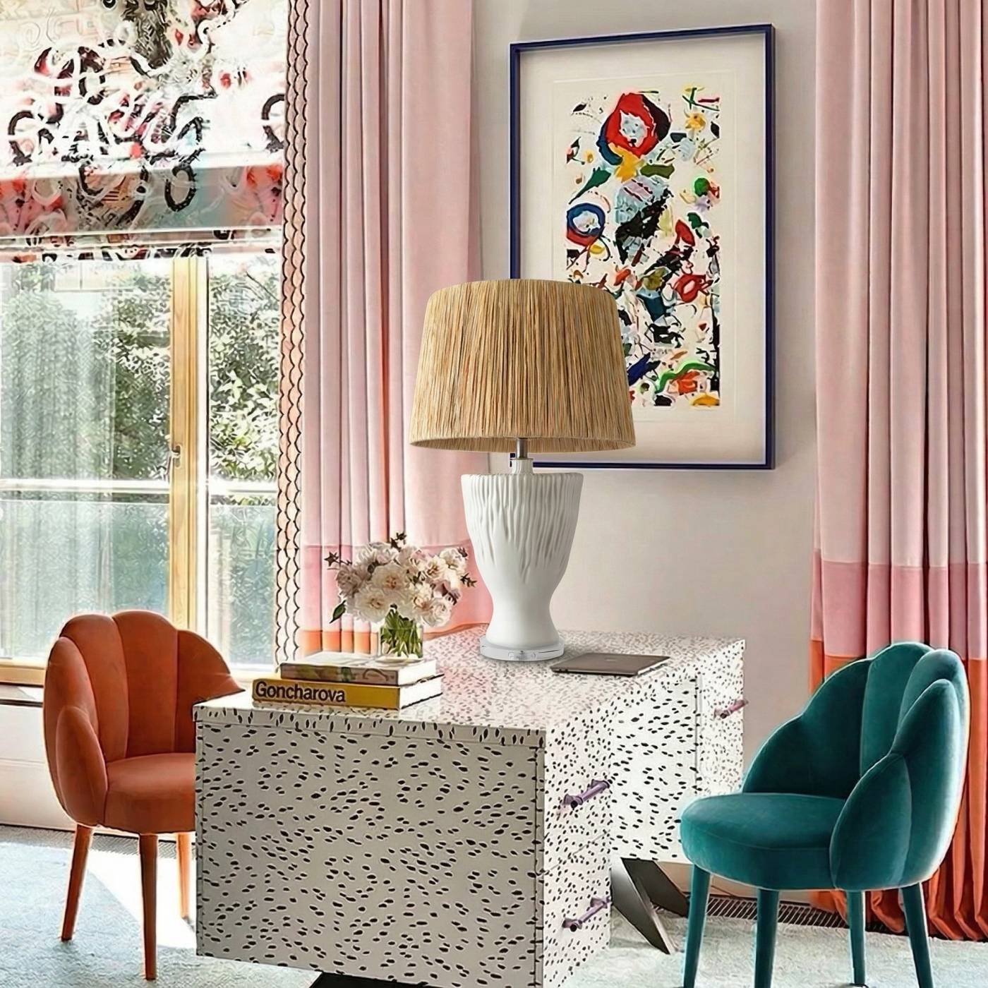 10497T Настольная лампа Raffia Loft It 10497T