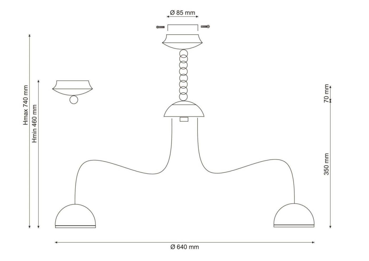 Подвесная светодиодная люстра Natura Lucia Tucci Natura 064.8 Led