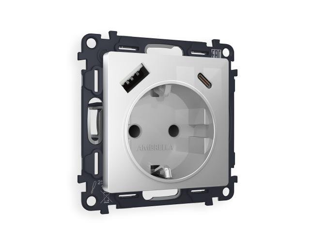 MA410010 Розетка Ambrella Volt ALFA MA410010