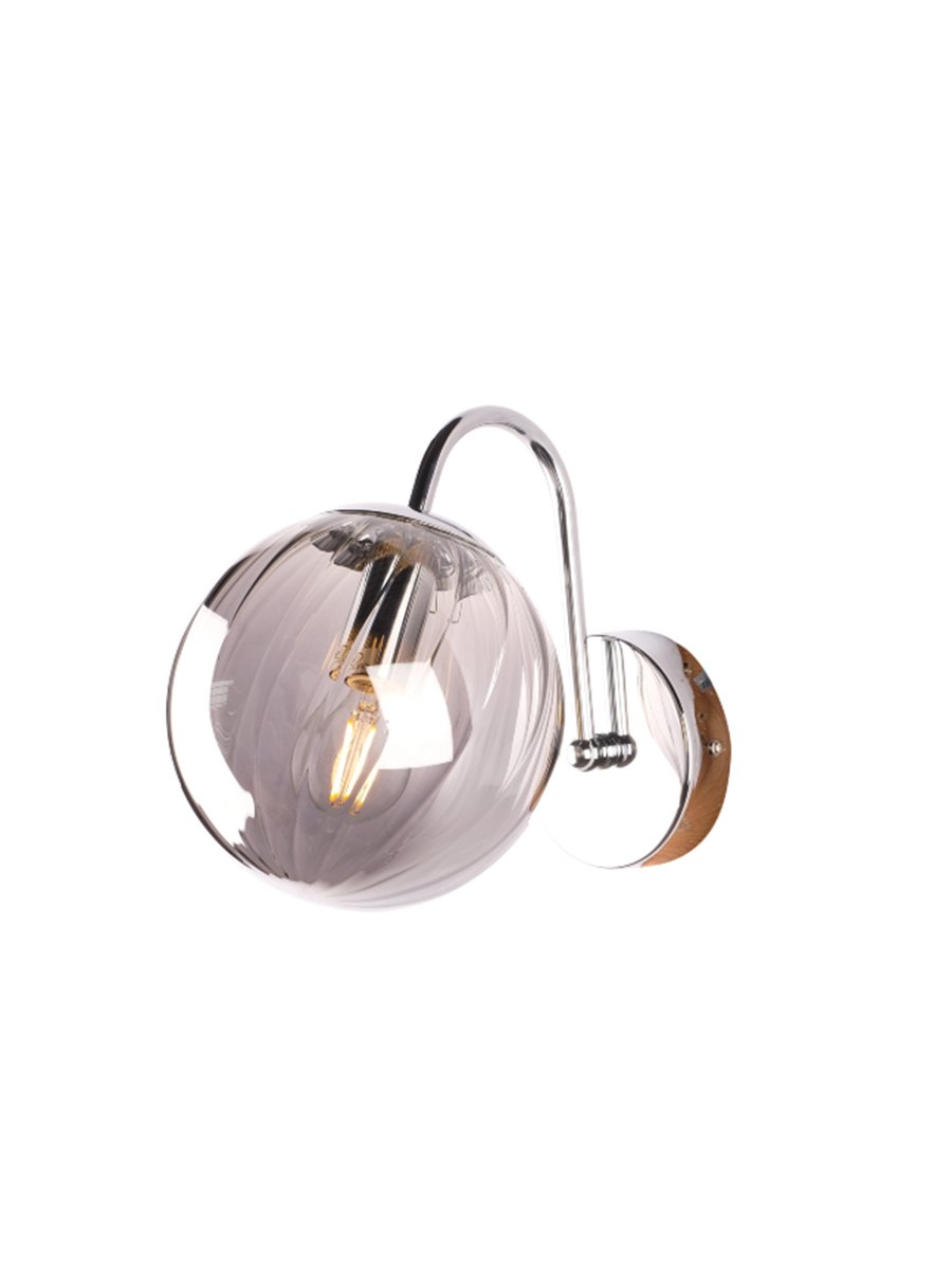 BR-3601/1-E14-СhSmGr Настенное бра Elvan 3601 BR-3601/1-E14-СhSmGr